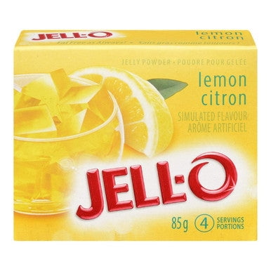Jell-O Jelly Powder, Lemon, 85g/3 oz., (Pack of 24)