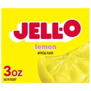 Jell-O Lemon Gelatin Dessert Mix, 3 oz Box