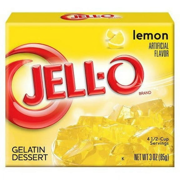 Jell-O Lemon Gelatin (Pack of 4)
