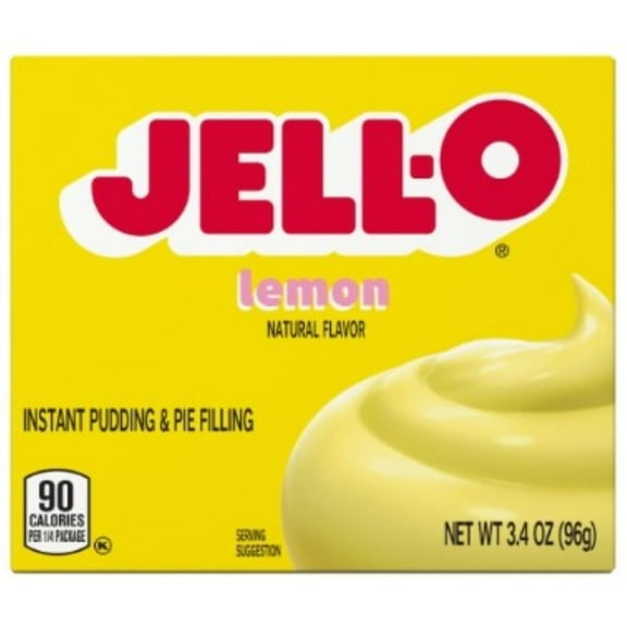 Jell-O Lemon Instant Pudding & Pie Filling Mix 3.4 oz (Pack of 5)