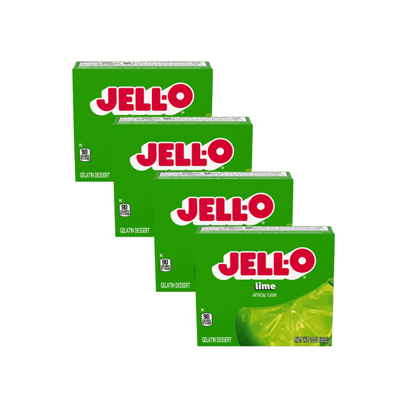 Jell-O Lime Gelatin 3 oz. (Pack - 4)