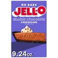 thumbnail image 1 of Jell-O No Bake Double Chocolate Cheesecake Dessert Kit with Filling Mix & Crust Mix, 9.24 oz Box, 1 of 15