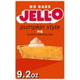 thumbnail image 1 of Jell-O No Bake Pumpkin Style Pie Dessert Kit with Filling Mix & Crust Mix, 9.2 oz Box, 1 of 14