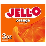 Jell-O Orange Gelatin Dessert Mix, 3 oz Box