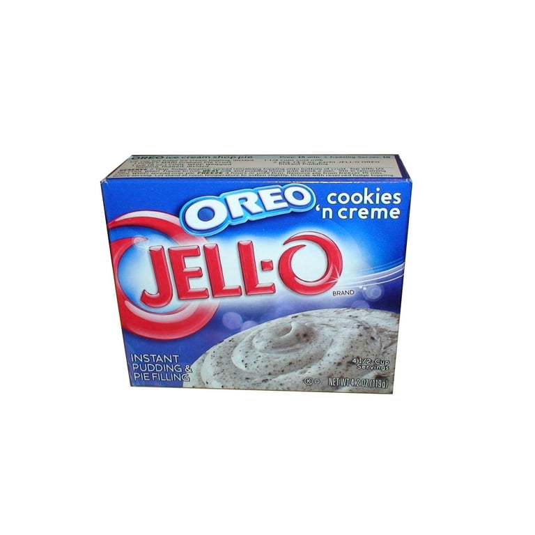 Jell-O Oreo Cookies 'n Cream, Instant Pudding & Pie Filling, 4.2
