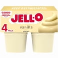 thumbnail image 1 of Jell-O Original Vanilla Ready-To-Eat Pudding Cups Snack, 4 Ct Cups, 1 of 1