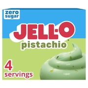 Jell-O Pistachio Zero Sugar Instant Reduced Calorie Pudding & Pie Filling Mix, 1 oz Box