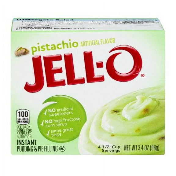 Jell-O Pistachio Instant Pudding Mix & Pie Filling (Pack of 12)