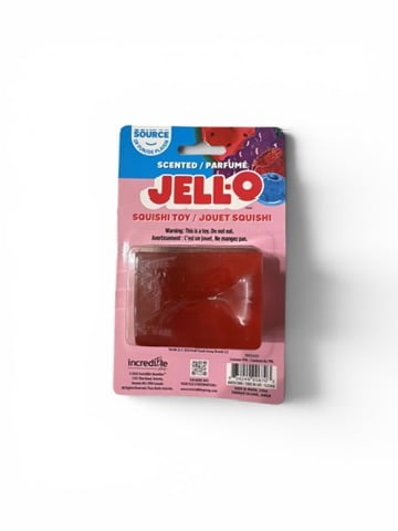 Jell-O Scented Squishy - Sensory Stress Relieving Figure-(One Random Color/Scent)