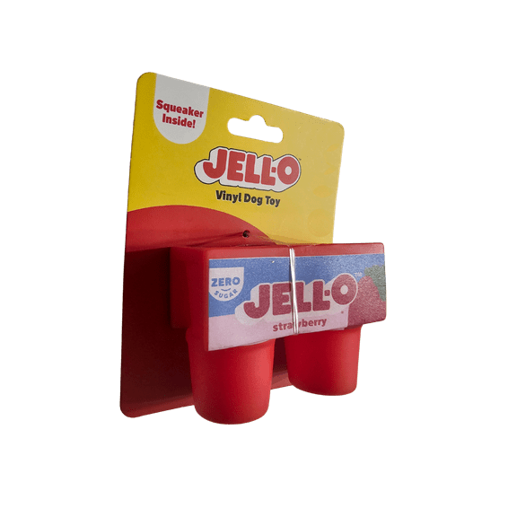 Jell-O Squeak Vinyl Dog Toy, Squeaky Vinyl Dog Toy