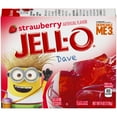 JellO Strawberry Gelatin Mix (6 oz Boxes, Pack of 6)