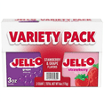 thumbnail image 1 of Jell-O  Strawberry  & Grape Gelatin Dessert Mix, 3 oz Box, 1 of 1