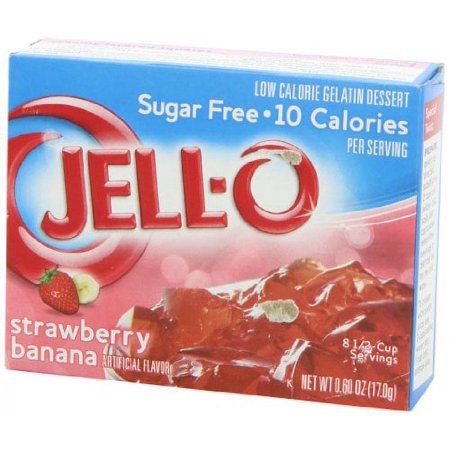 Jell-O Sugar-Free Gelatin Dessert, Strawberry Banana