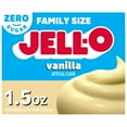 thumbnail image 1 of Jell-O Vanilla Zero Sugar Instant Reduced Calorie Pudding & Pie Filling Mix, Family Size, 1.5 oz Box, 1 of 15
