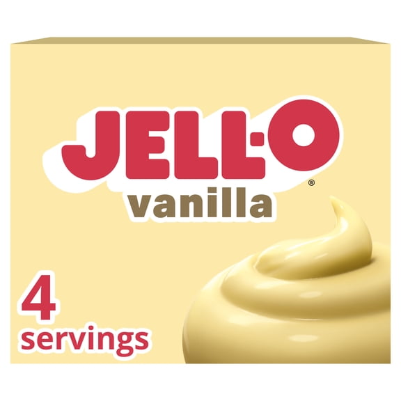 Jell-O Vanilla Artificially Flavored Instant Pudding & Pie Filling Mix, 3.4 oz. Box