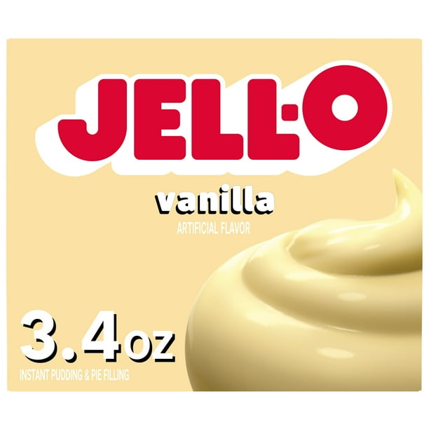 Jell-O, Instant Pudding & Pie Filling Mix, 3.4 oz, Vanilla Flavor