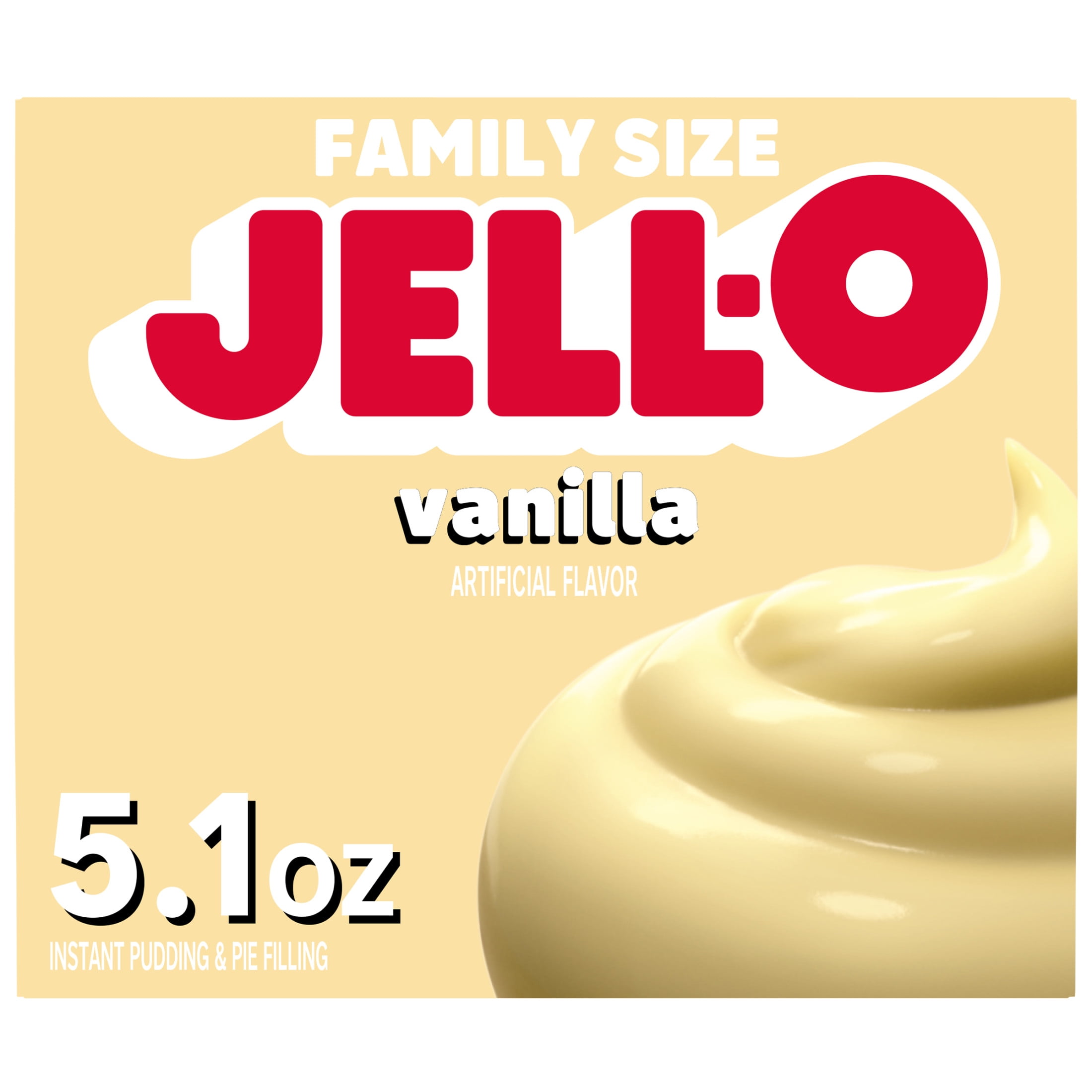 Jell-O Vanilla Instant Pudding Mix & Pie Filling, Ready in 5