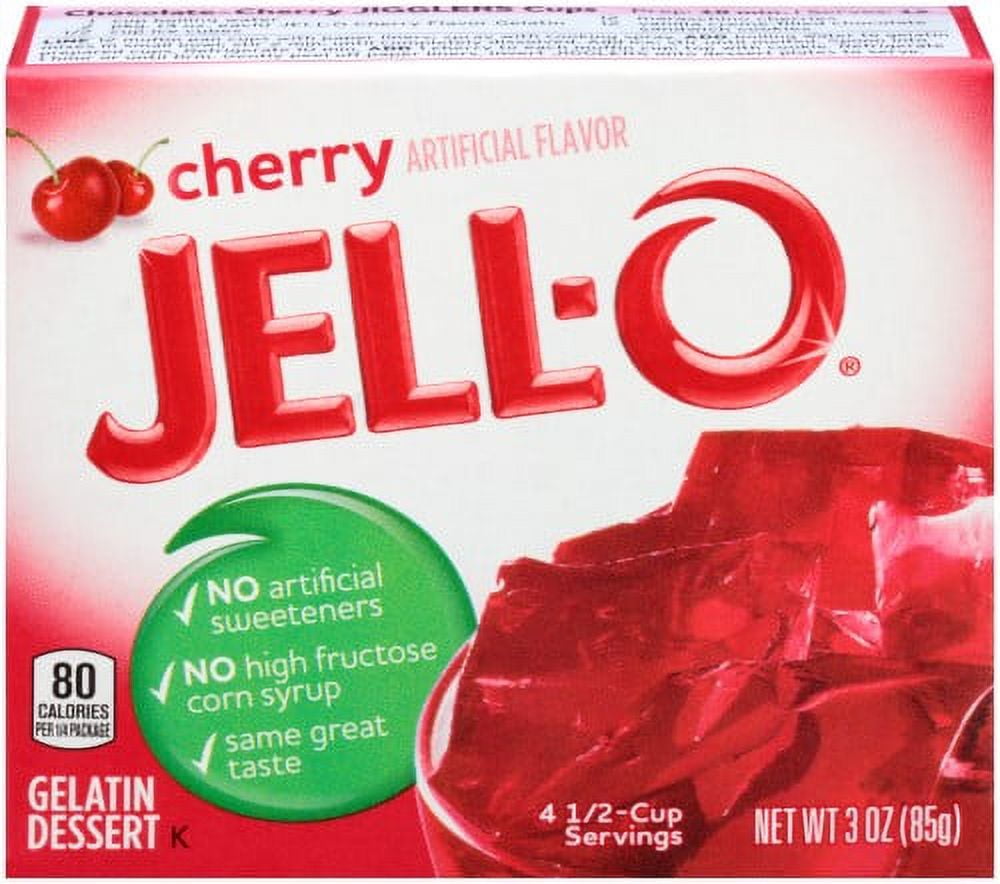 Jell-o, Gelatin Dessert, Cherry - Walmart.com