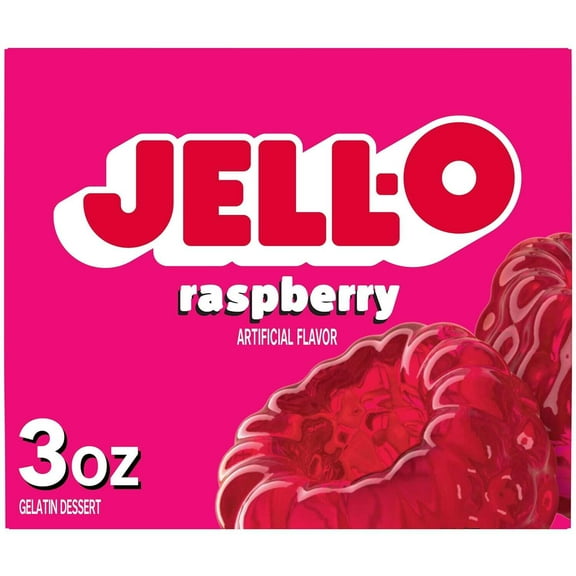 Jell-o Gelatin Raspberry, 3 Ounce Pack of 6-5105717140