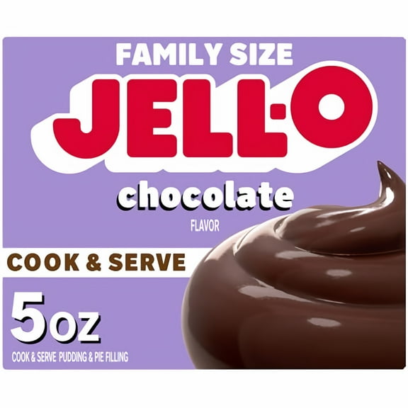 Jell-O Cook & Serve Chocolate Pudding 5 oz (Pack of 48)