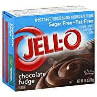 Jell-o Pudding & Pie Filling Reduced Calorie, Chocolate Fudge 1.4 Oz (Pack of 48)