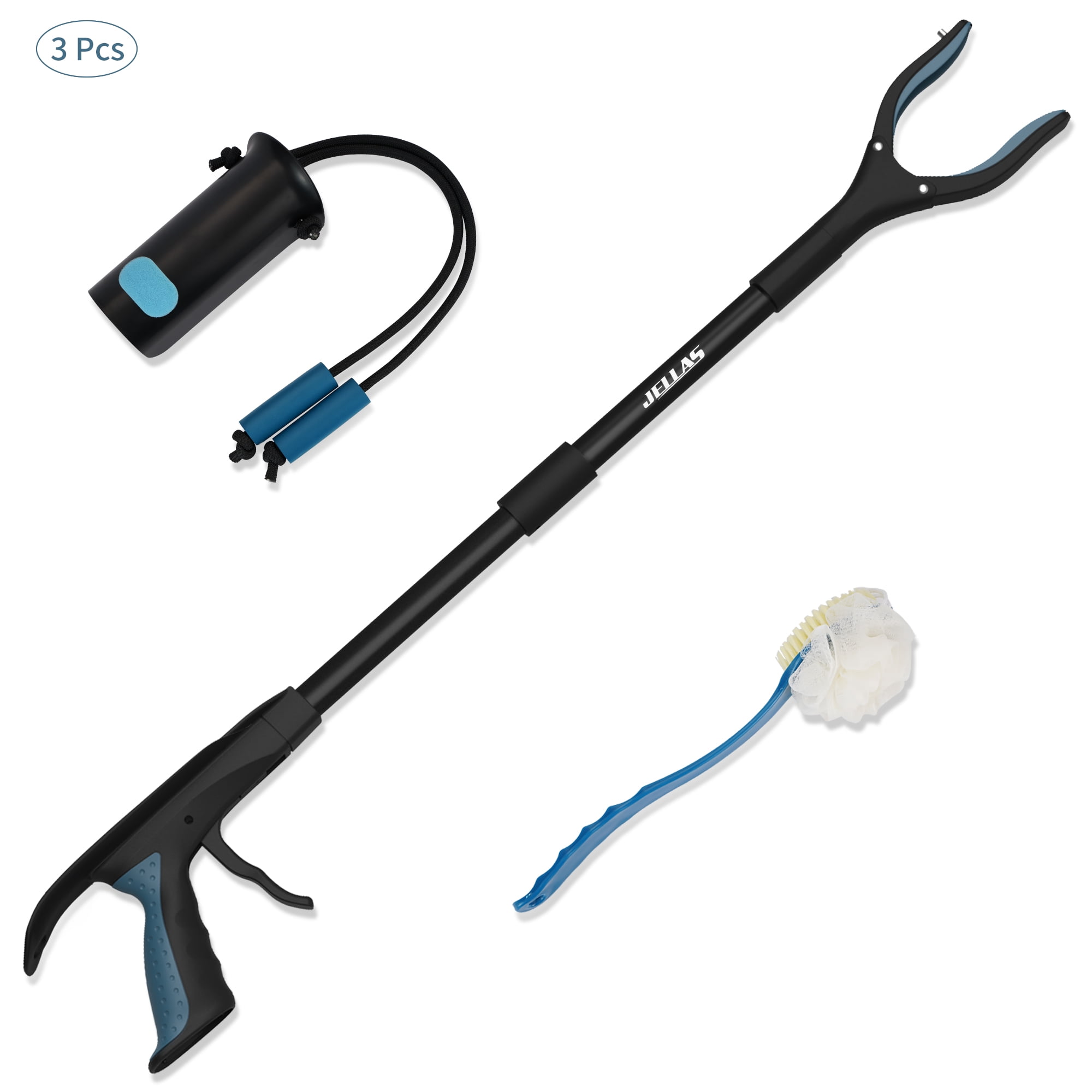 Jellas 3Piece Hip Knee Replacement Recovery Kit, 32inch Foldable