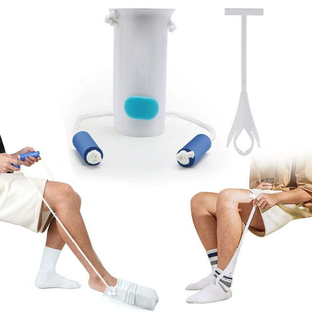 Jellas Sock Aid Device for Seniors, 2 Pcs Easy on and off Sock