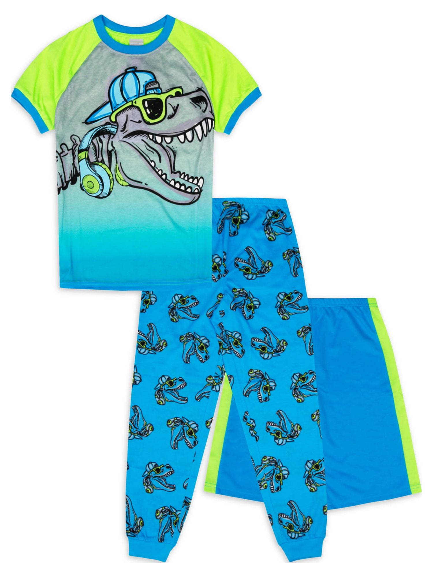 Jellifish Kids Boys Short Sleeve Top, Shorts, and Pants 3 Piece Set ...