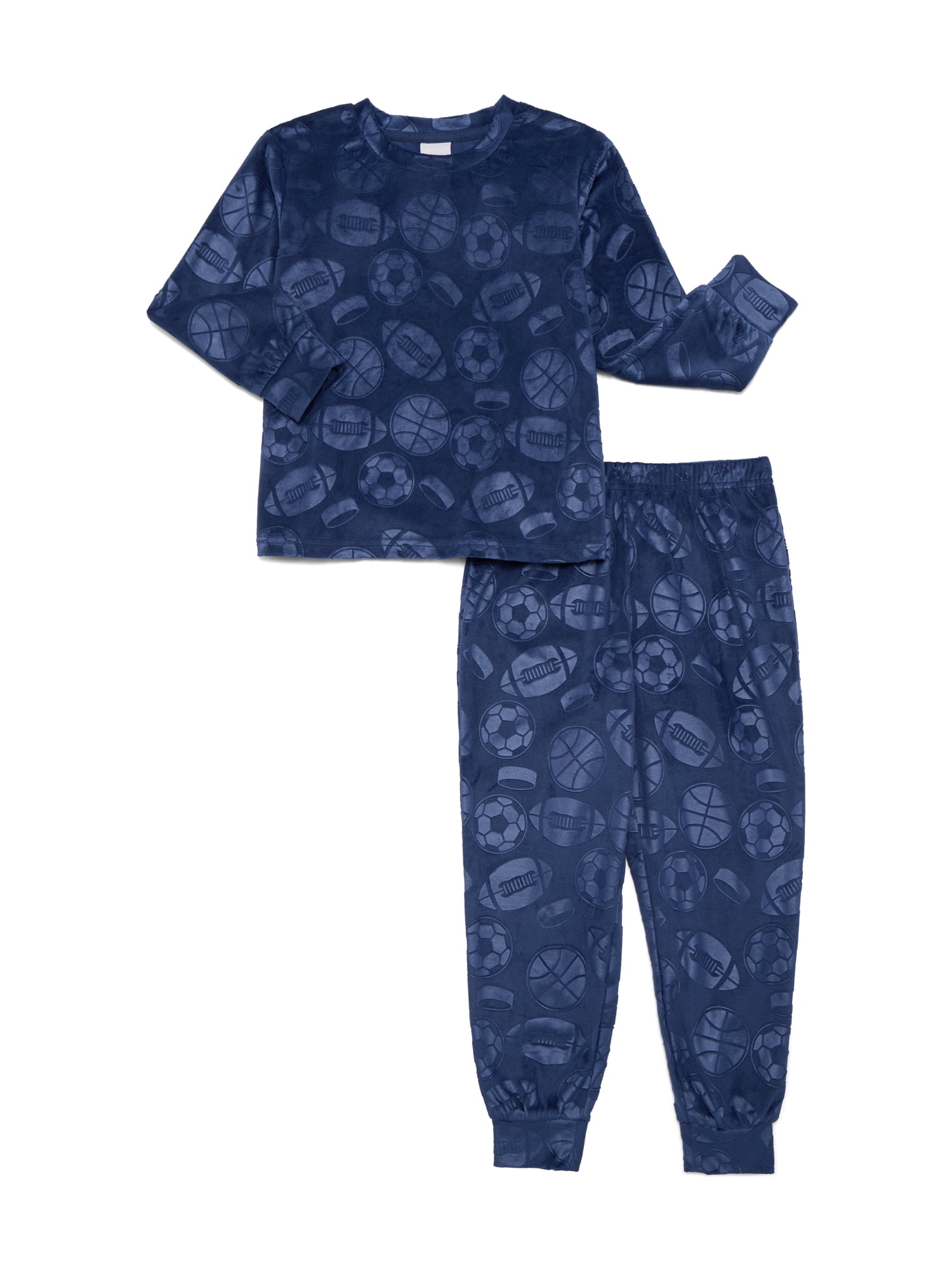 New In Pex Boys Beige Knitted Jam Pant Set main image 0