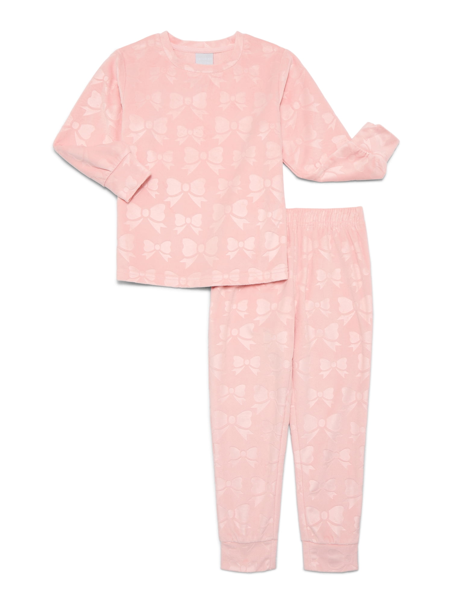 Jellifish Kids Velour Top and Jogger Pants Pajama Set, 2 Piece, Sizes 4-16