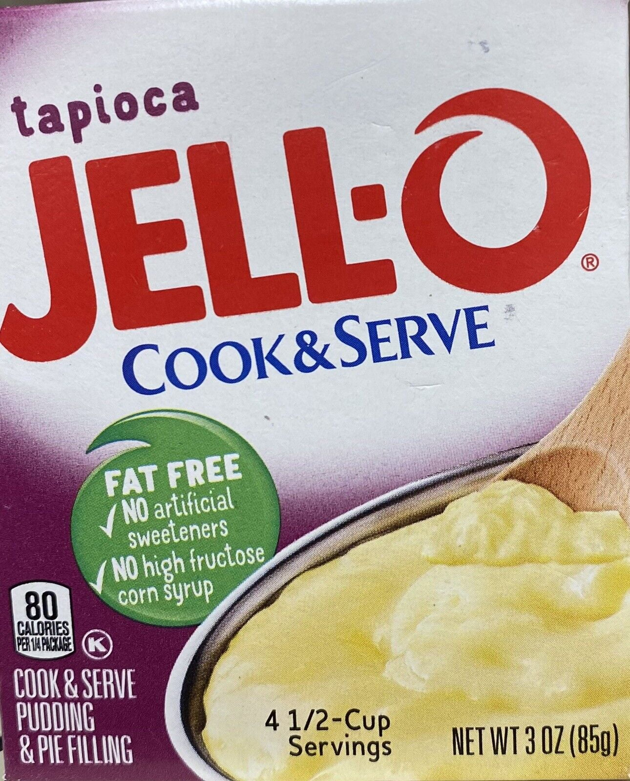 Jello Cook & Serve TAPIOCA Pudding & Pie Filling Mix Dessert 3 oz Box
