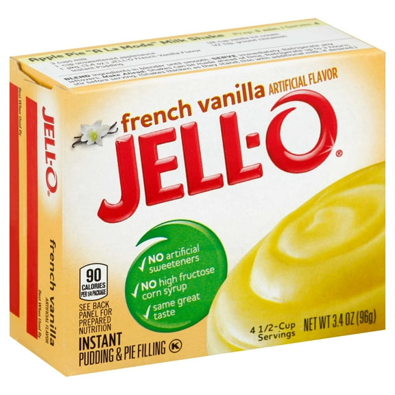 Jello French Vanilla Pudding, 3.4 Ounce -- 24 Case
