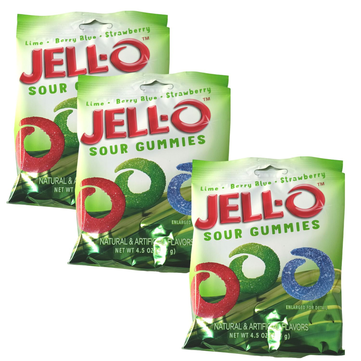 Jello Gummies Sour 4.5oz Bag - Walmart.com