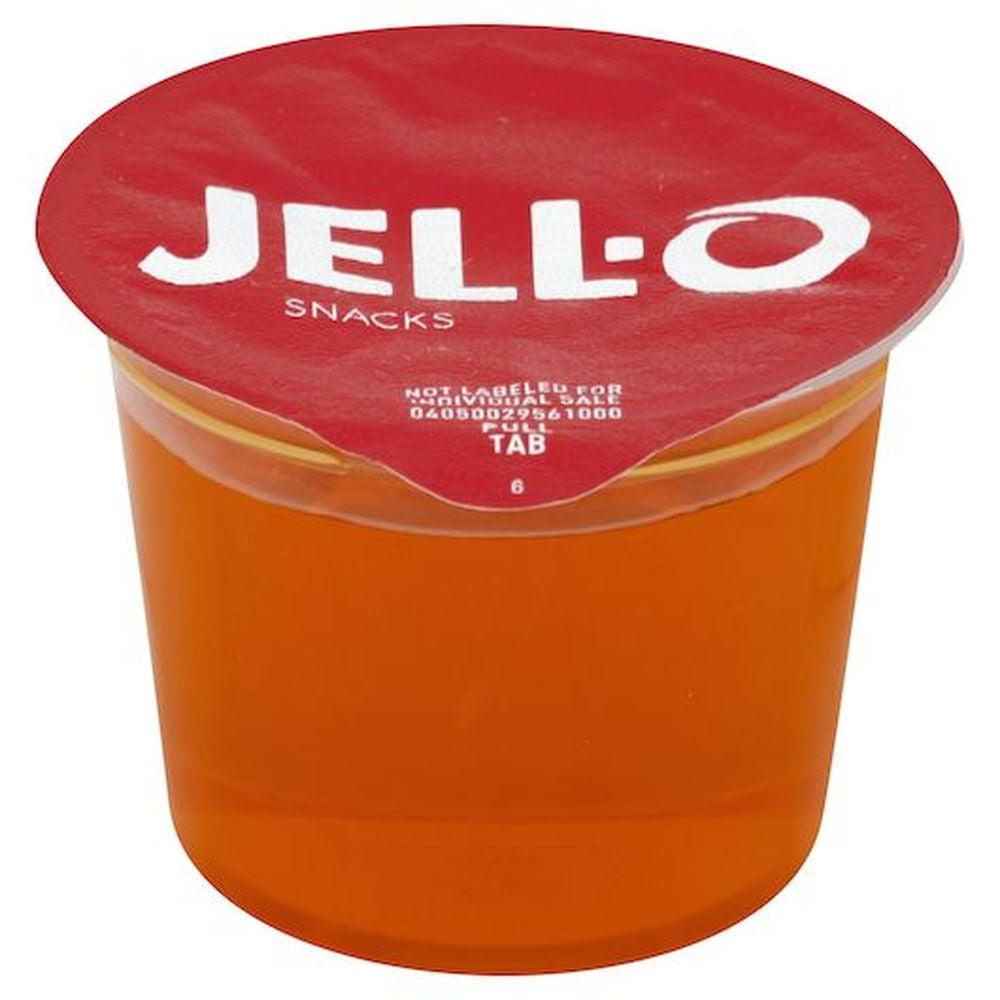 Jello Ready To Eat Orange Gelatin Snacks, 13.5 Ounce 6 per Case.