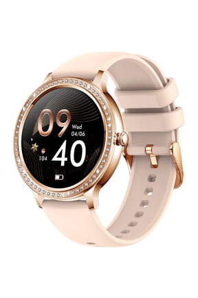 Smart Watches for Women, Fashionable Look Ladies Watch with Bluetooth Calls, Fitness Trackers Smartwatch with Step Counter Message Reminder, for iOS Android
