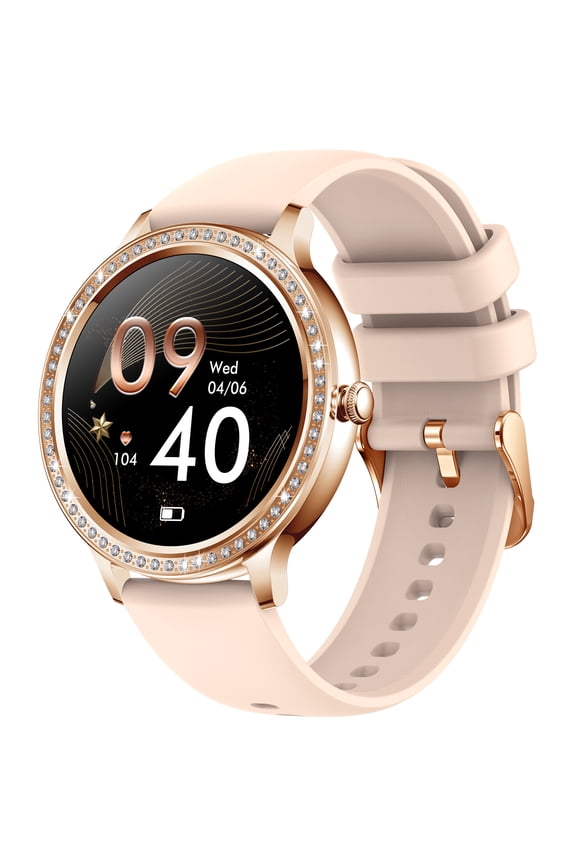 Smart Watches for Women, Fashionable Look Ladies Watch with Bluetooth Calls, Fitness Trackers Smartwatch with Step Counter Message Reminder, for iOS Android
