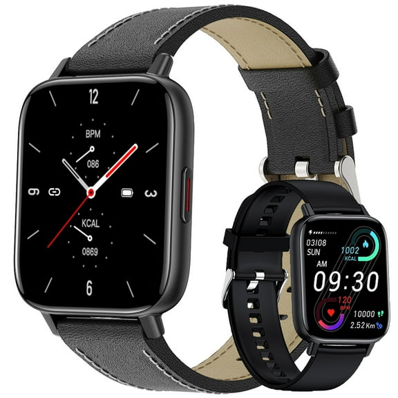 Jelloo Smartwatch for Men Women, 1.69 Inch Colorful Display Sleep Tracker Pedometer Activity Tracker Sports Watch, IP67 Waterproof Smartwatch, Compatible with iPhone Android