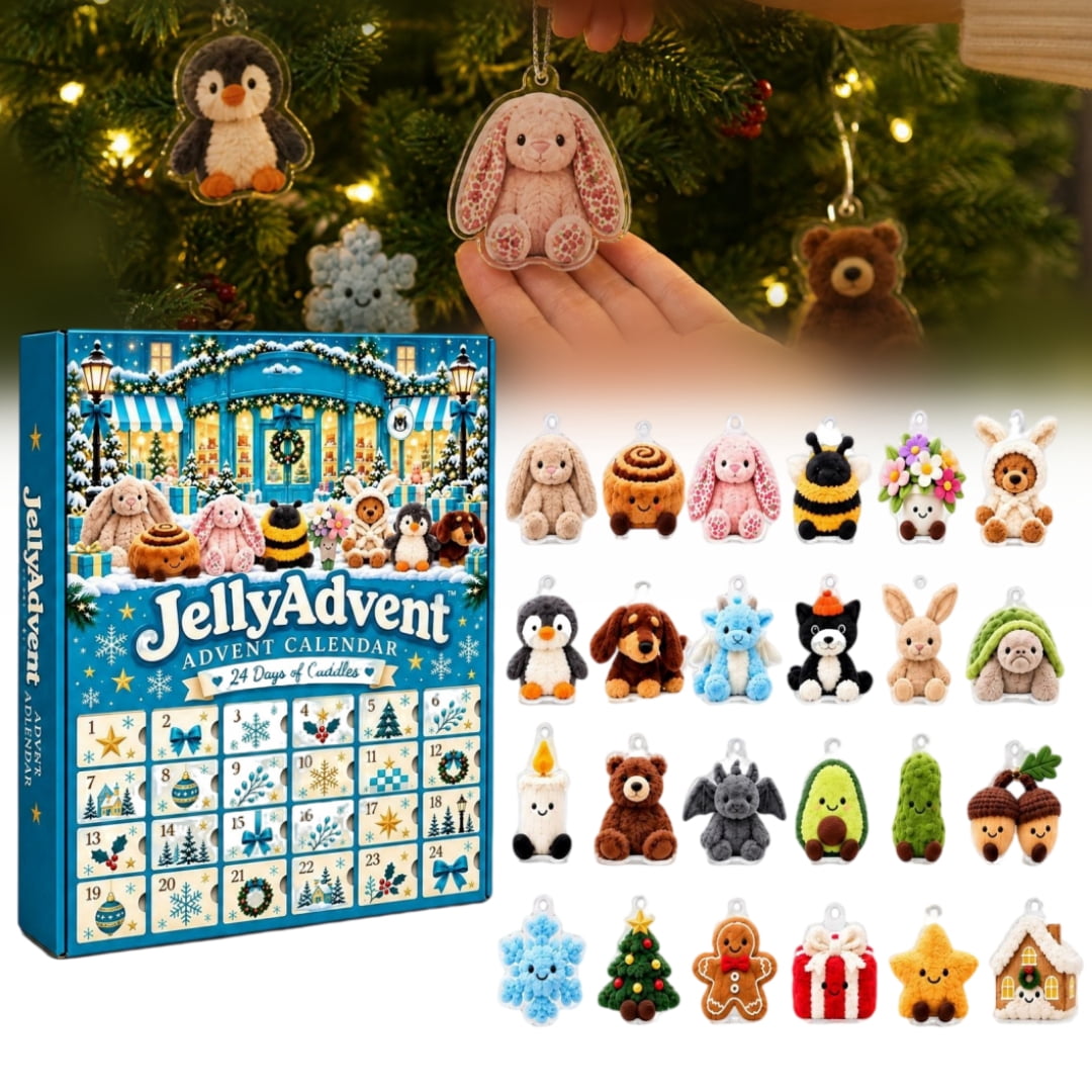 Jelly Animals Advent Calendar, 24 Day Christmas Countdown Gift Box with ...