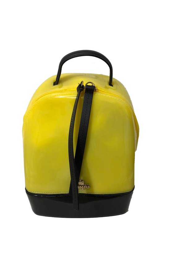Jelly Backpack with Black Base Yellow