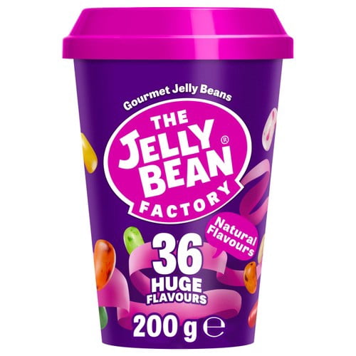 Jelly Bean Factory Jelly Bean Cup 200g, British Import (Pack of 6)