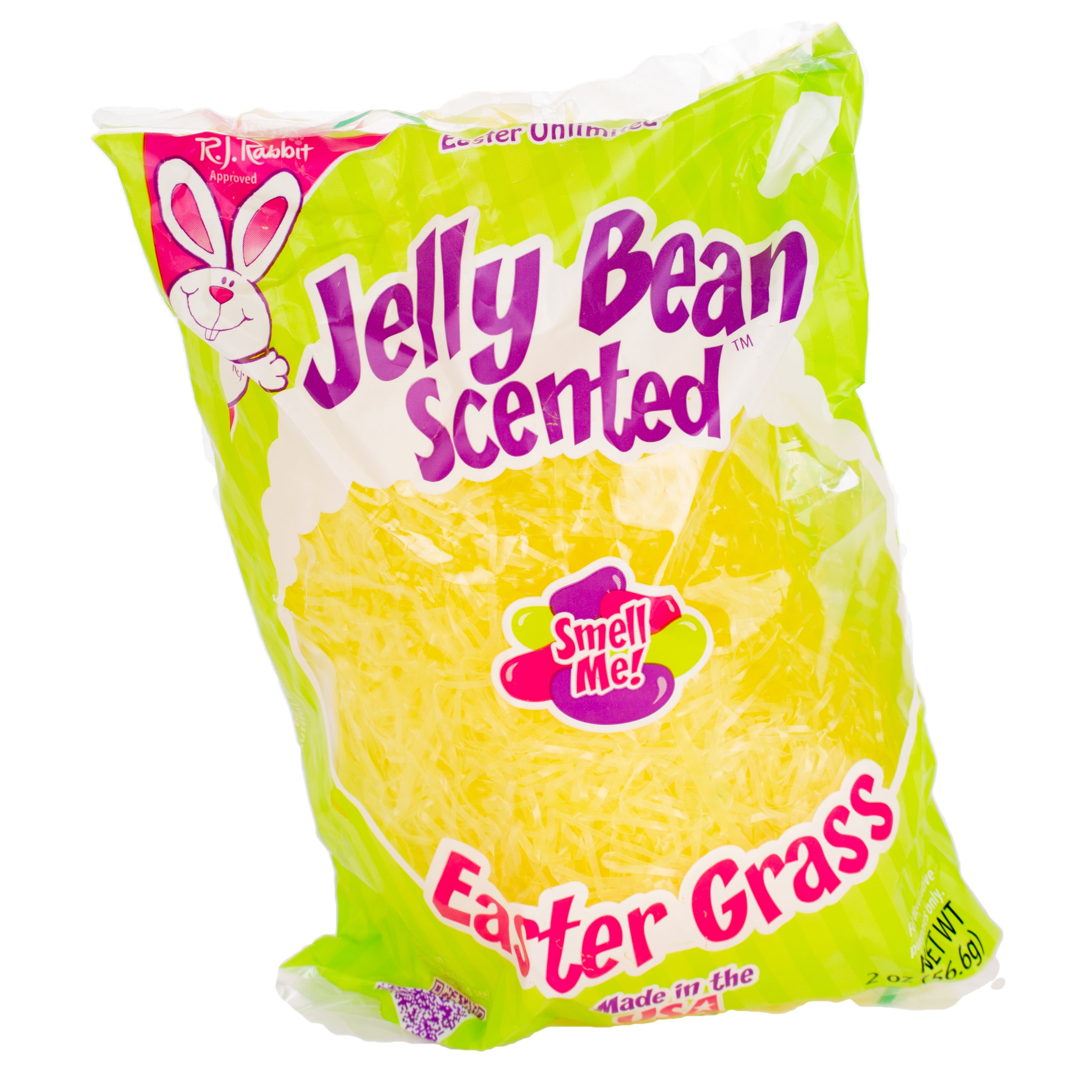Jelly Bean Scented Easter Grass Bright Color Shred Plastic Gift Basket