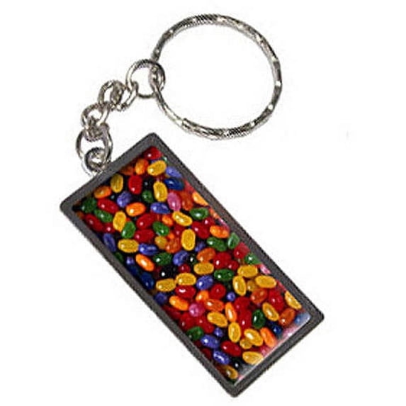 Jelly Beans Candy Keychain Key Chain Ring
