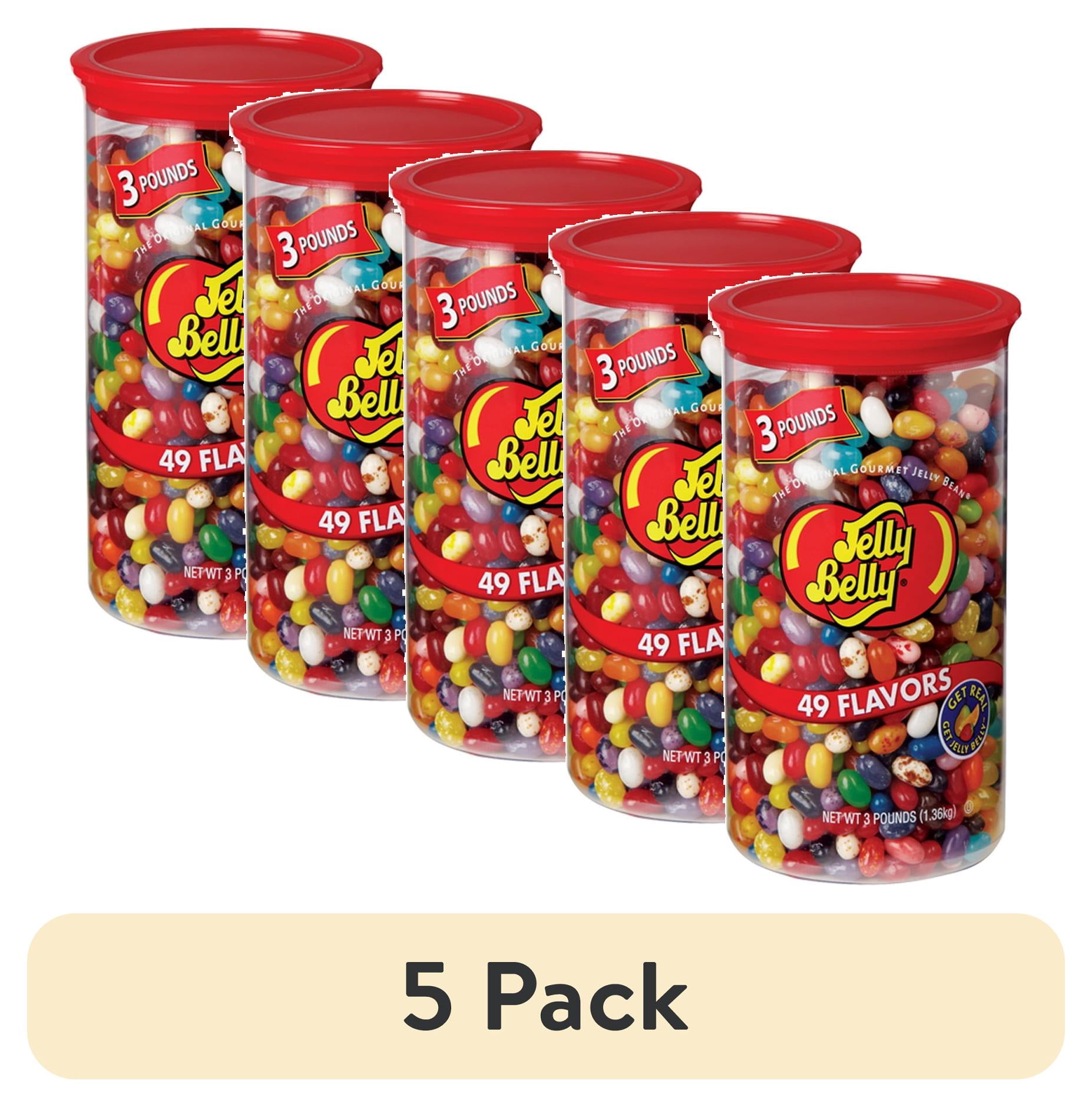 (5 pack) Jelly Belly 49 Assorted Jelly Bean Flavors, 3Pound
