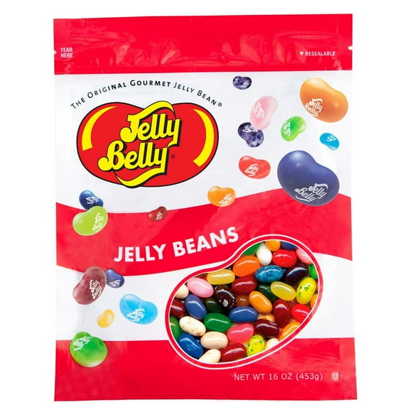 Jelly Belly 49-Assorted Jelly Beans - 1 Pound (16 Ounces) Resealable Bag - Straight from the Source