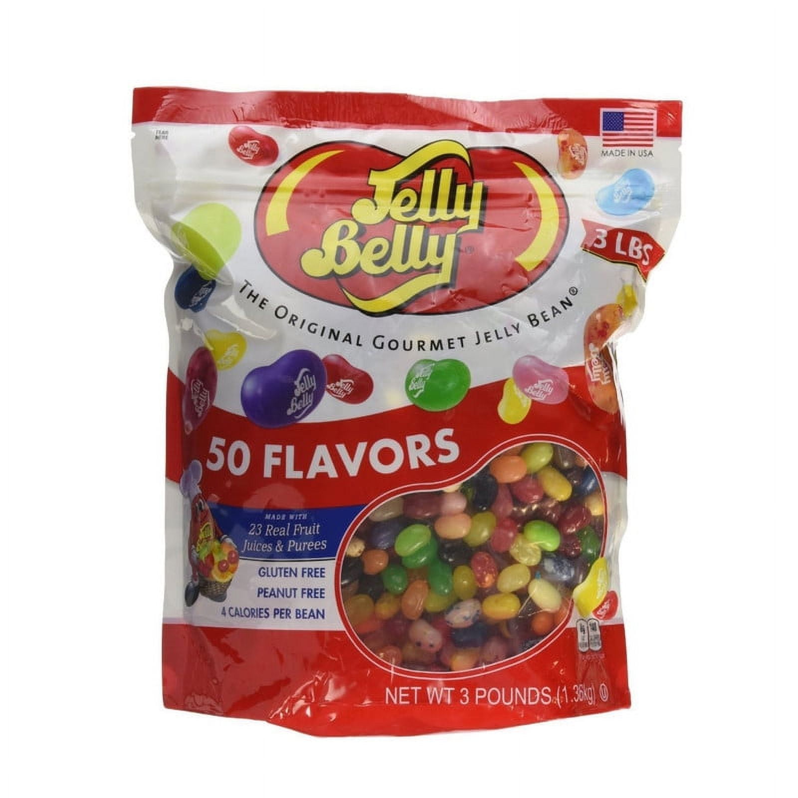 Jelly Belly 50 Flavors Jelly Beans Assortment, 3 lb - Assorted Flavors,  Kosher, Gluten-Free, Vegetarian in the Snacks & Candy department at