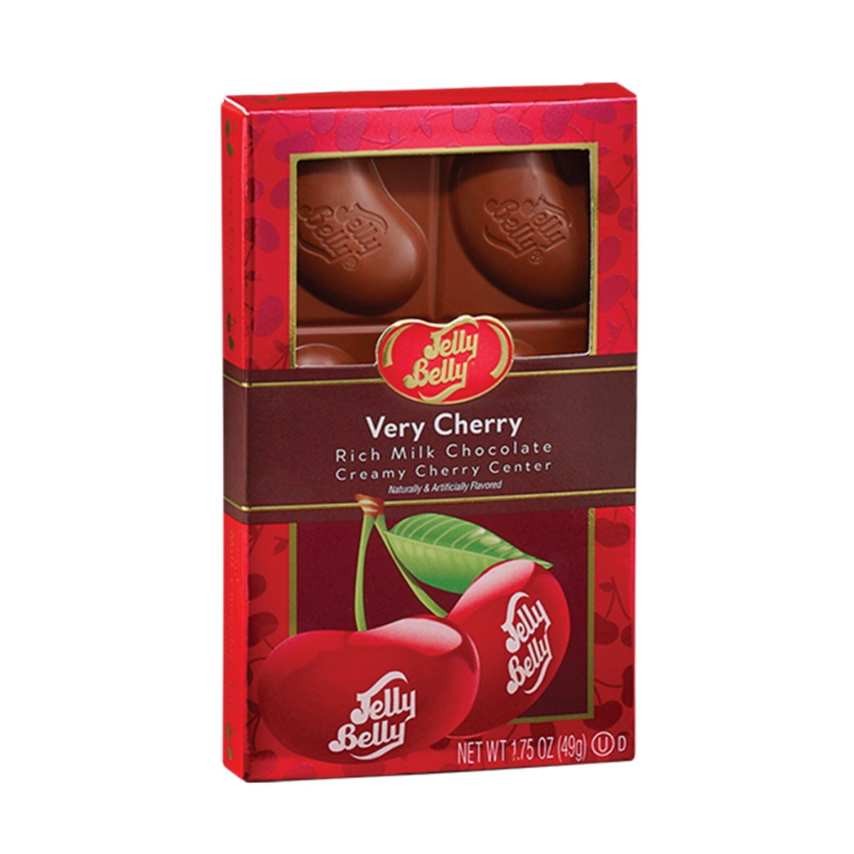 Jelly Belly 64154 Very Cherry Filled Milk Chocolate Bar