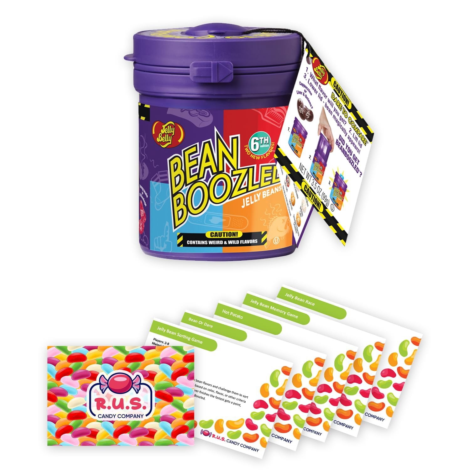 Jelly Belly Bean Boozled Dispenser NEW EDITION, Halloween and Holiday Candy, A fun stocking