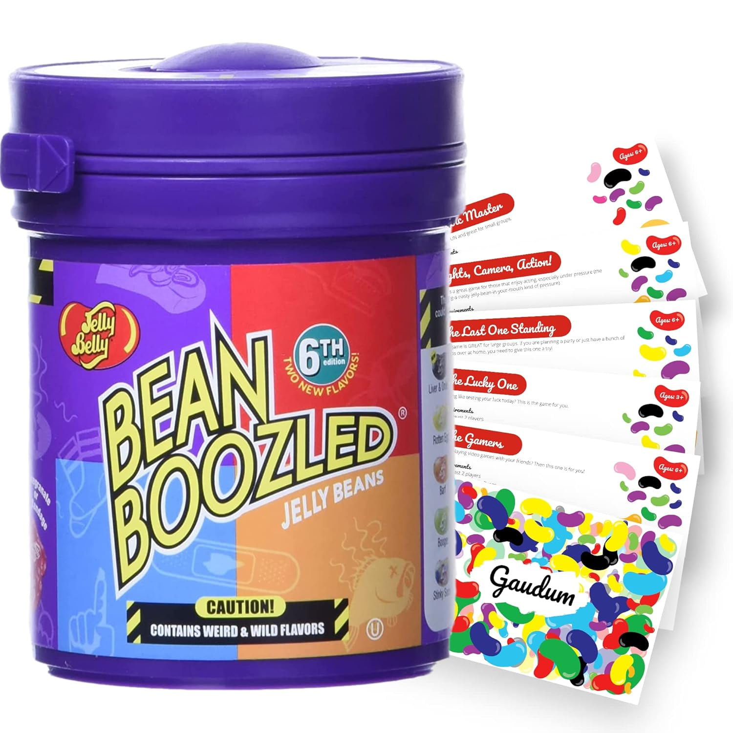 Jelly Belly Bean Boozled Jelly Beans Dispenser Game NEW EDITION + 5