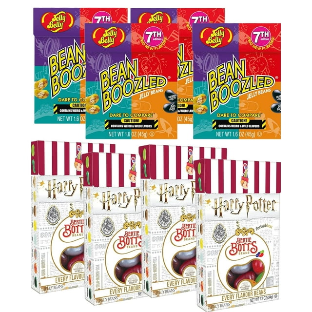 Jelly Belly Bean Boozled (Pack of 4) *7th Edition* 1.6oz Top Box (Mixed