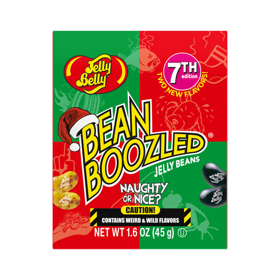 Jelly Belly BeanBoozled Christmas Edition, Christmas Candy, 1.6oz Box